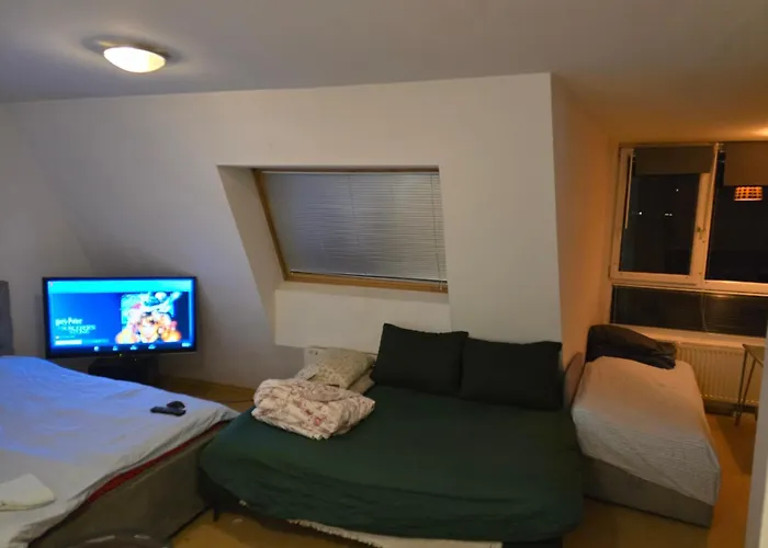 Cozy Bright Penthouse Close To U1 And U6 Metros