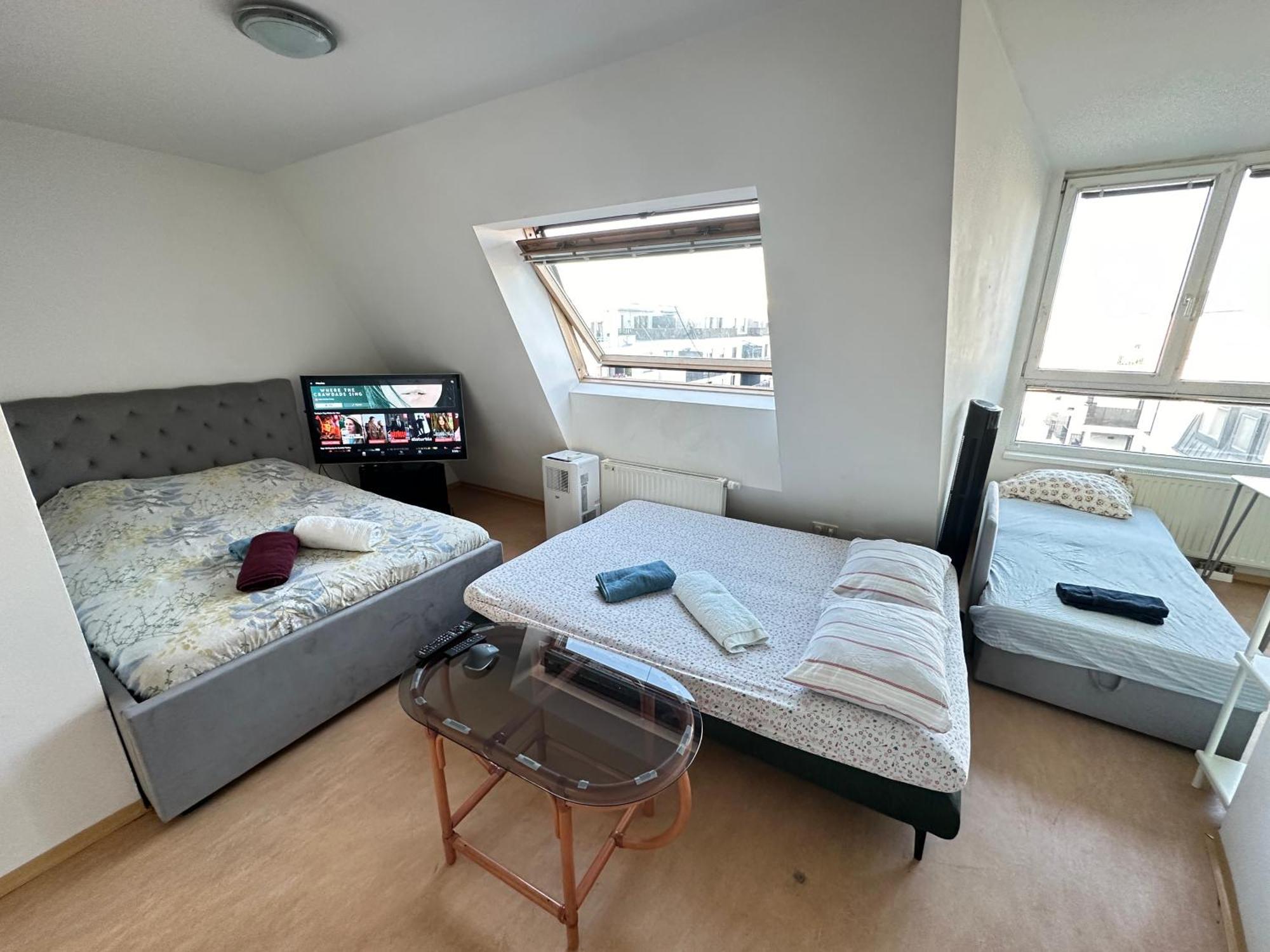 Apartment Cozy Bright Penthouse Close To U1 And U6 Metros Wien